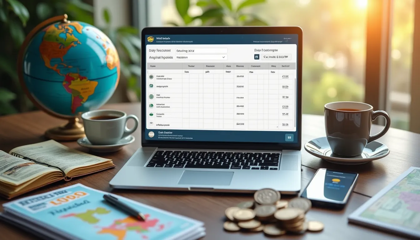 Tagesgeld-Planer fürs Reisen